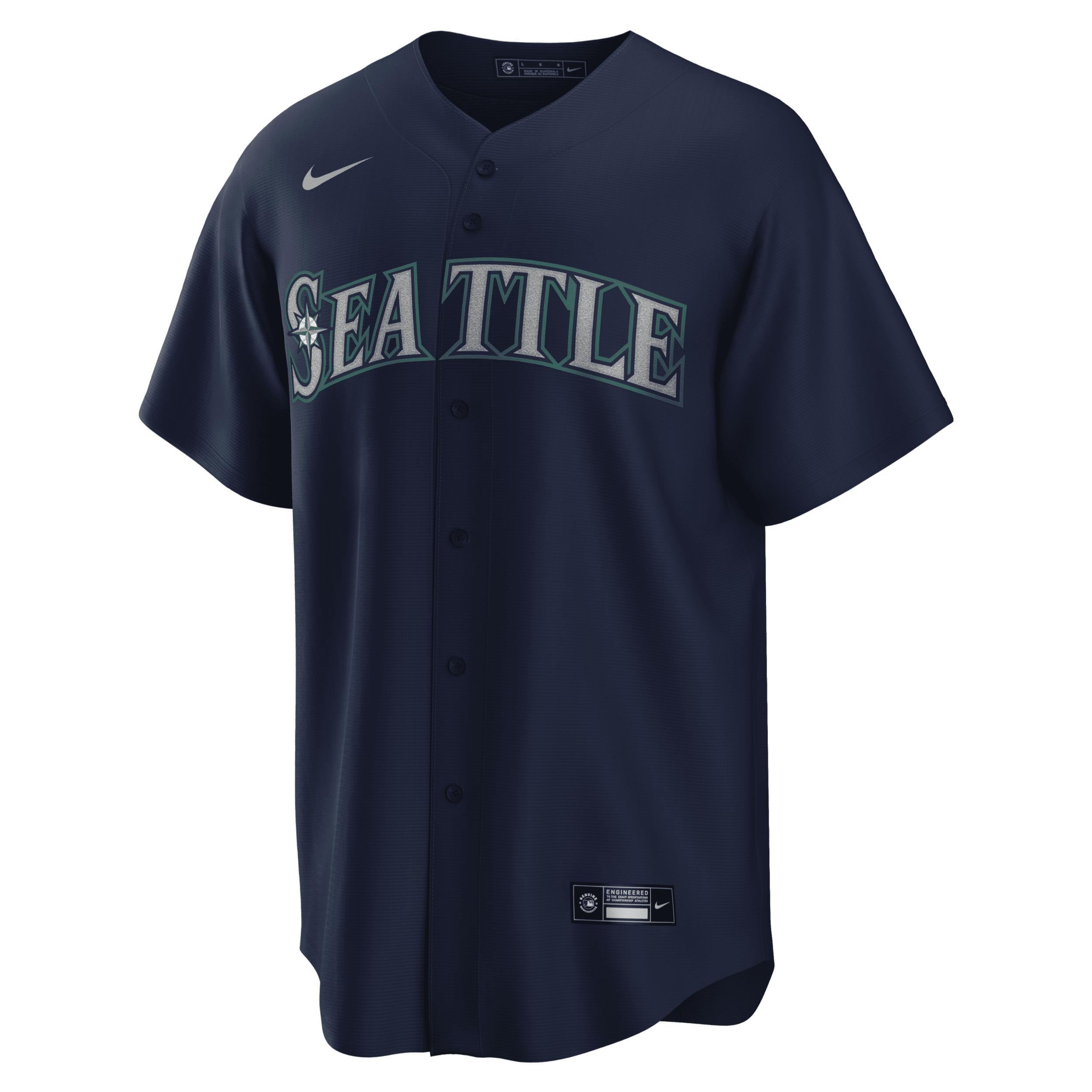 Men's Nike Navy Seattle Mariners Alternate Replica Team Jersey,  Product Image