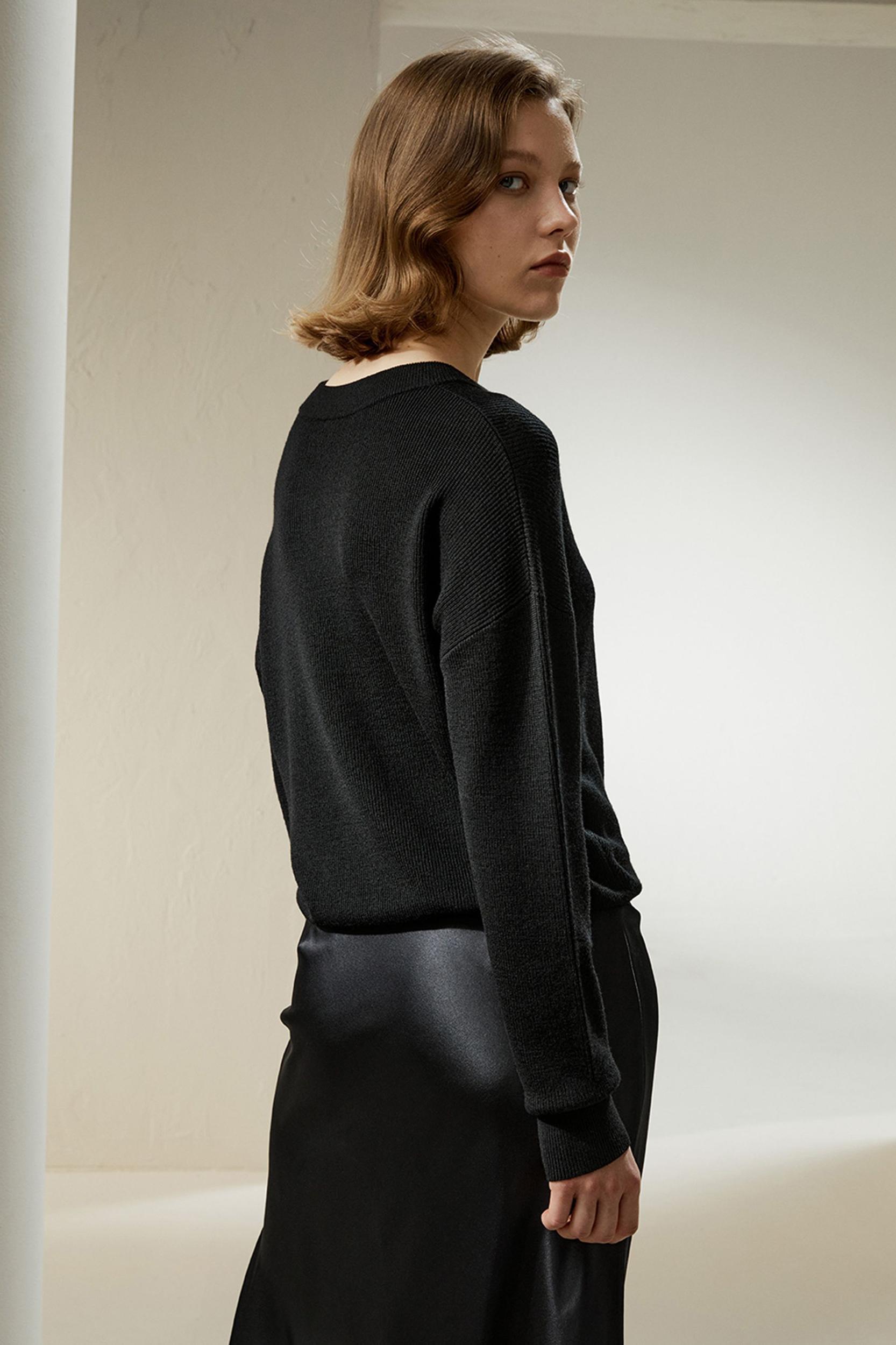 Ultra-fine Merino Wool Crewneck Sweater Product Image