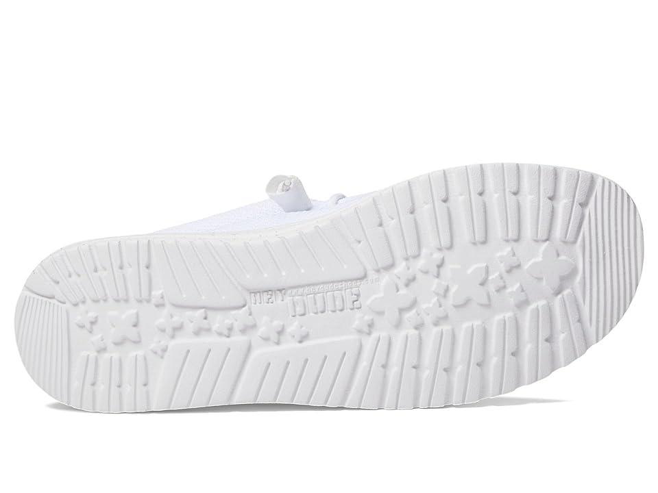 Hey Dude Wally Sport Mesh White) Men's Shoes Product Image