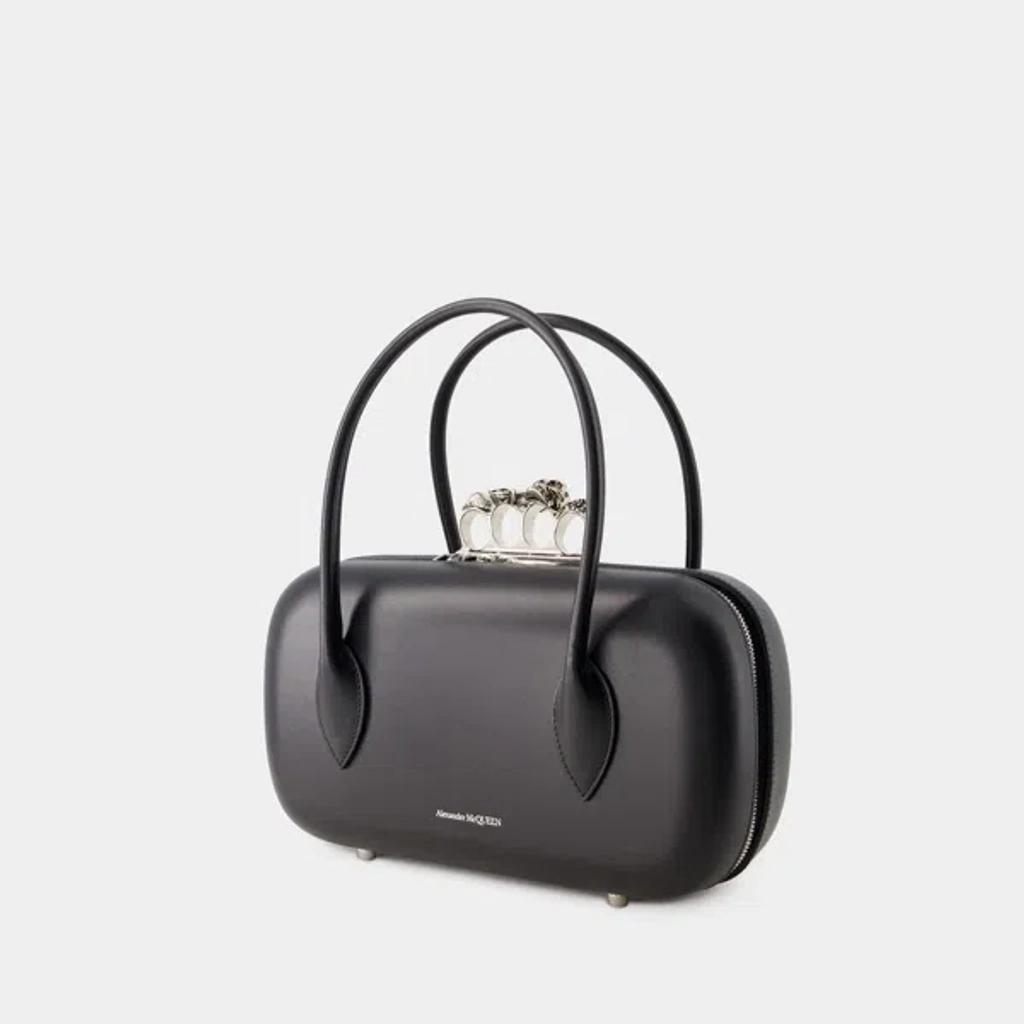 ALEXANDER MCQUEEN The Reverse Clutch In Black Product Image