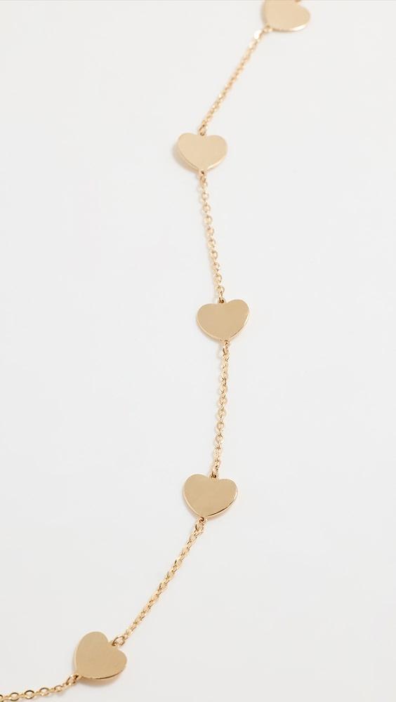 JIA JIA 14k Gold Heart Chain Bracelet | Shopbop Product Image