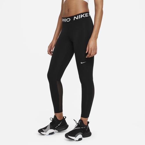 Women's Nike Pro Mid-Rise Mesh-Paneled Leggings Product Image