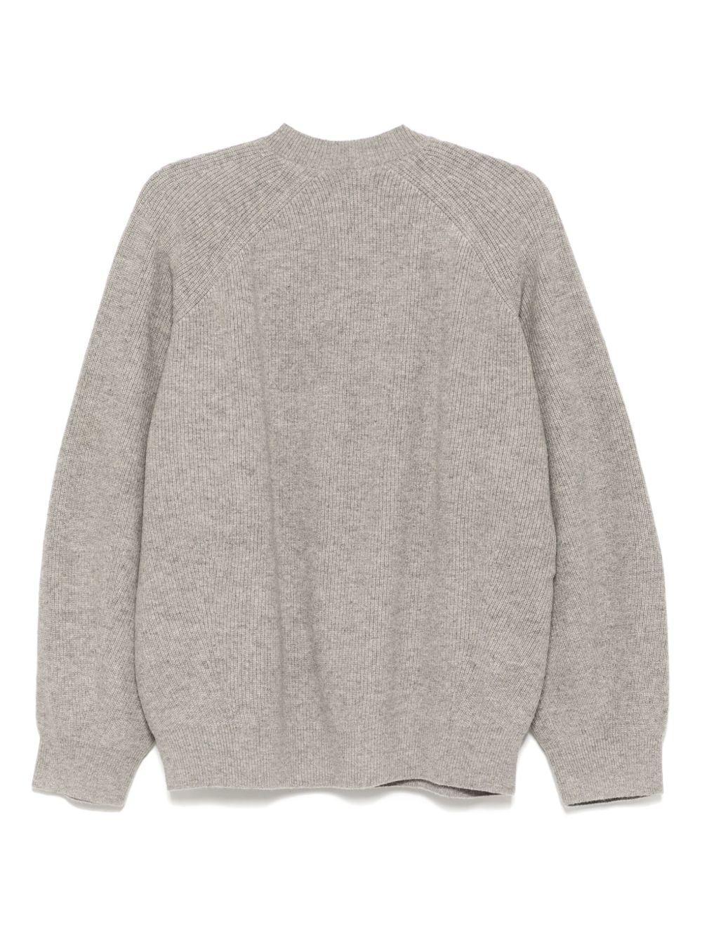 rounded-collar cardigan Product Image