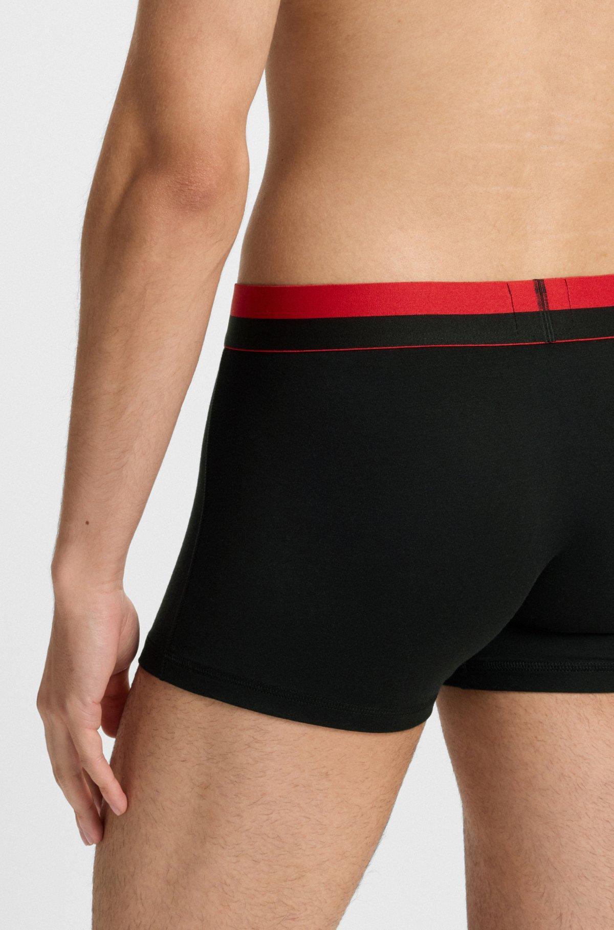 Three-pack of trunks with logo waistbands Product Image