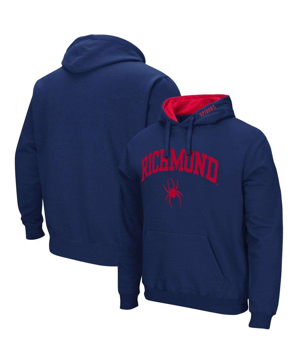 Mens Colosseum Heathered Gray Pepperdine Waves Arch and Logo Pullover Hoodie Product Image