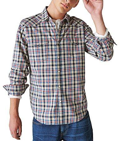 Lucky Brand Long Sleeve Plaid Shirt Product Image