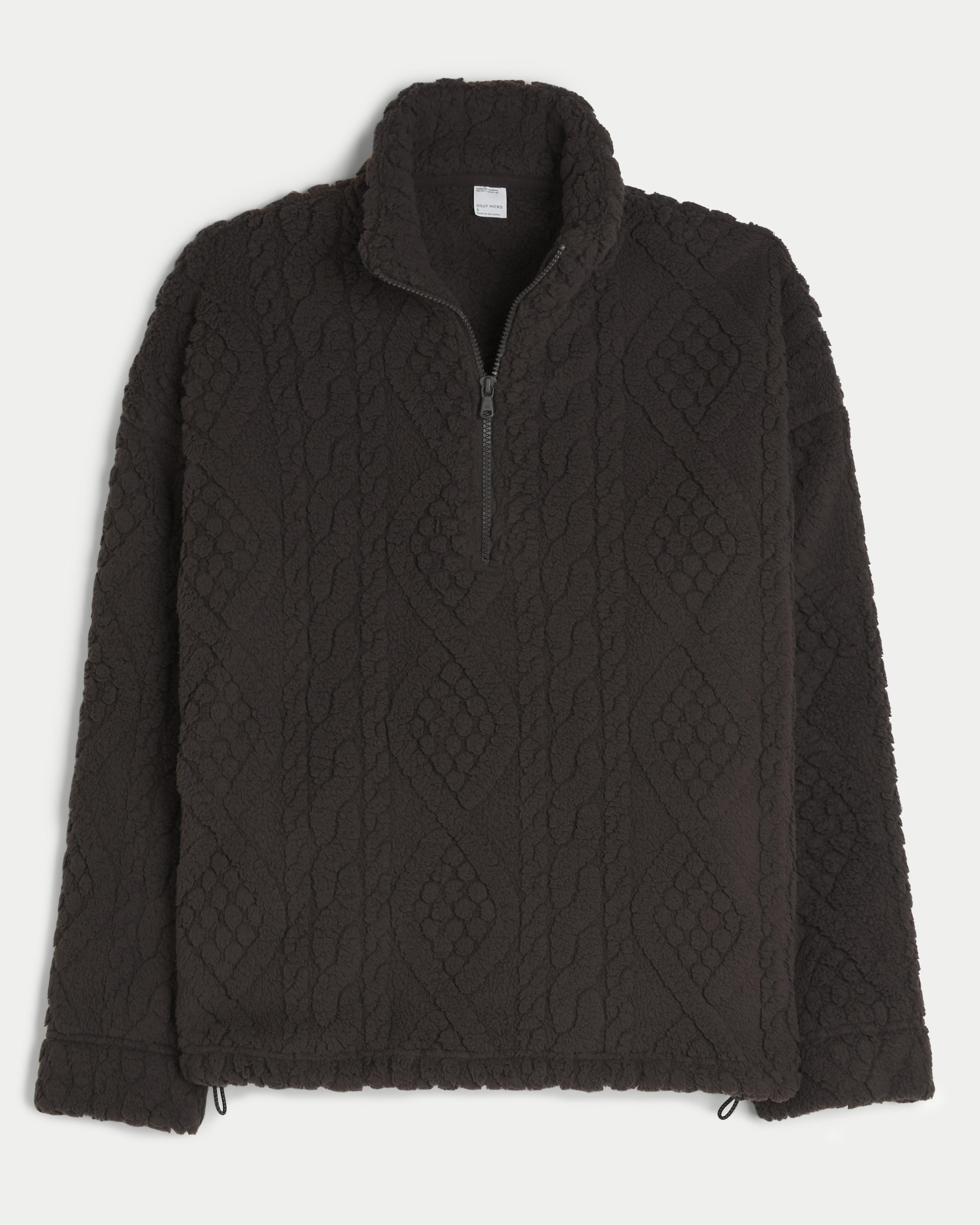 Gilly Hicks Oversized Cozy Quarter-Zip Top Product Image