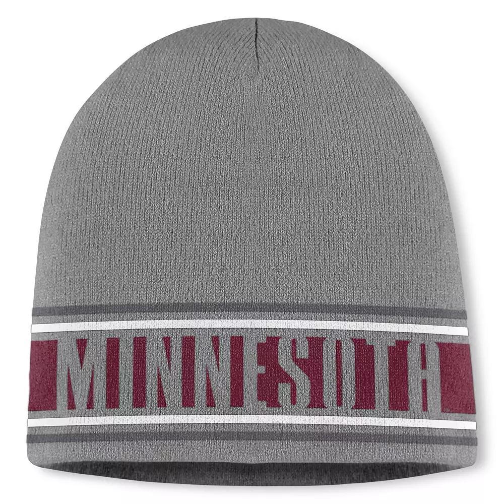 Men's Top of the World Gray Minnesota Golden Gophers Jace Knit Beanie, Grey Product Image