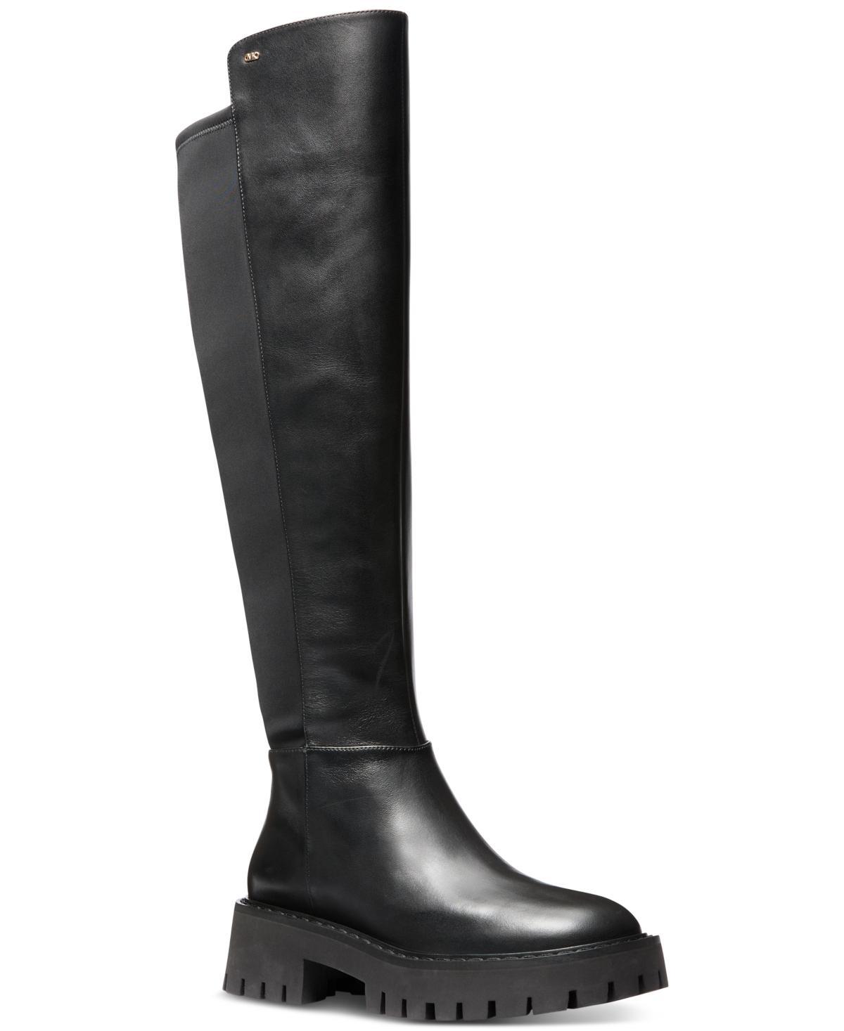 Womens Asher 50MM Leather Knee-High Boots Product Image