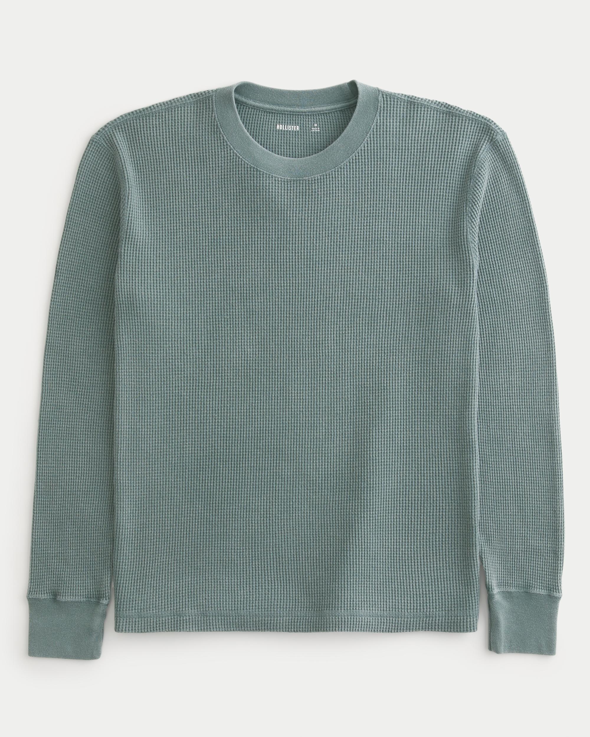 Long-Sleeve Thermal Crew T-Shirt Product Image