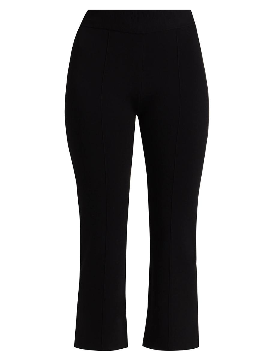 Womens Bray Knit High-Rise Crop Pants Product Image