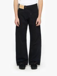 TWISTED WORKWEAR DENIM JEANS in black | JW Anderson US  Product Image