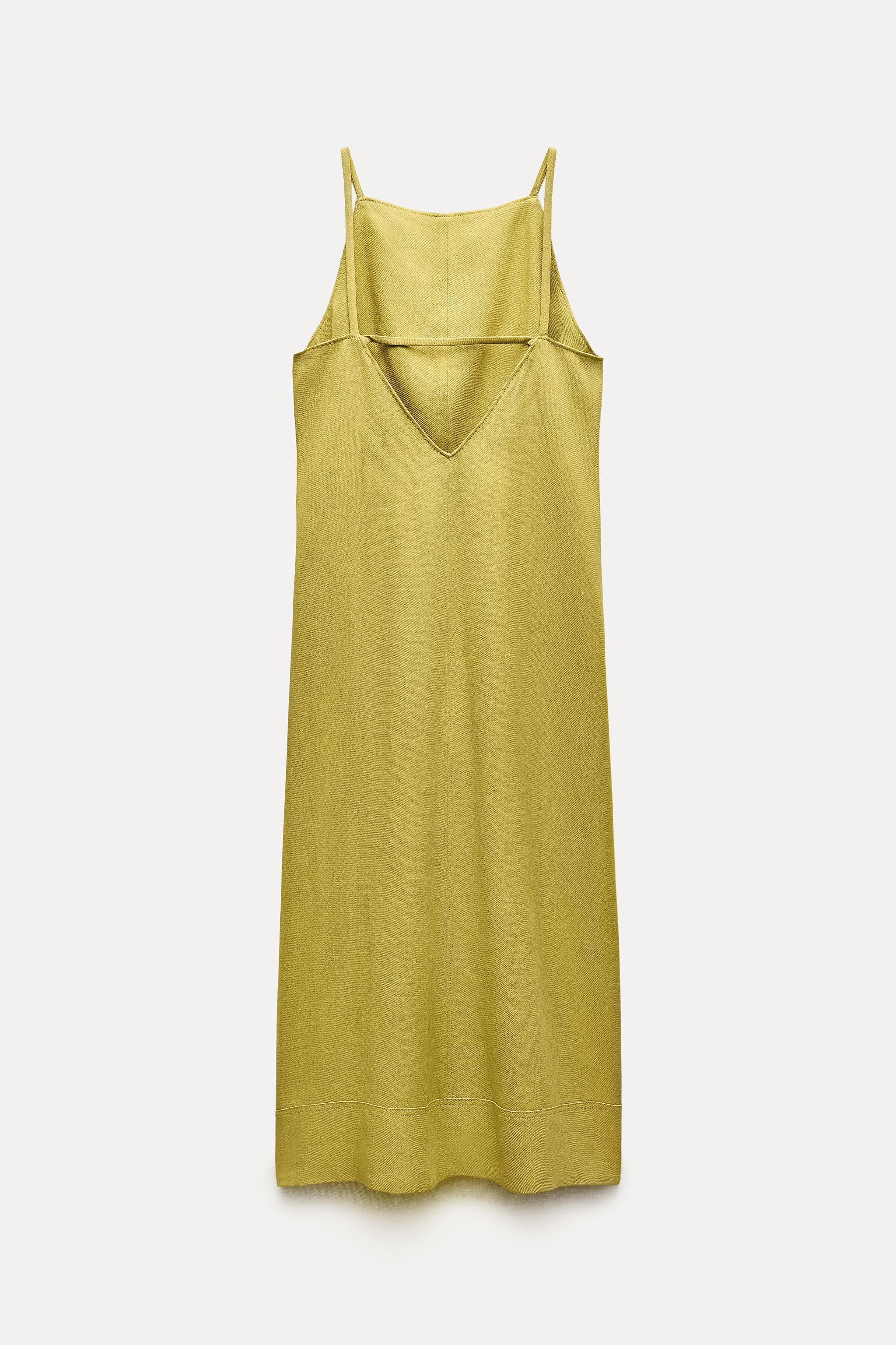 LINEN BLEND DRESS ZW COLLECTION Product Image