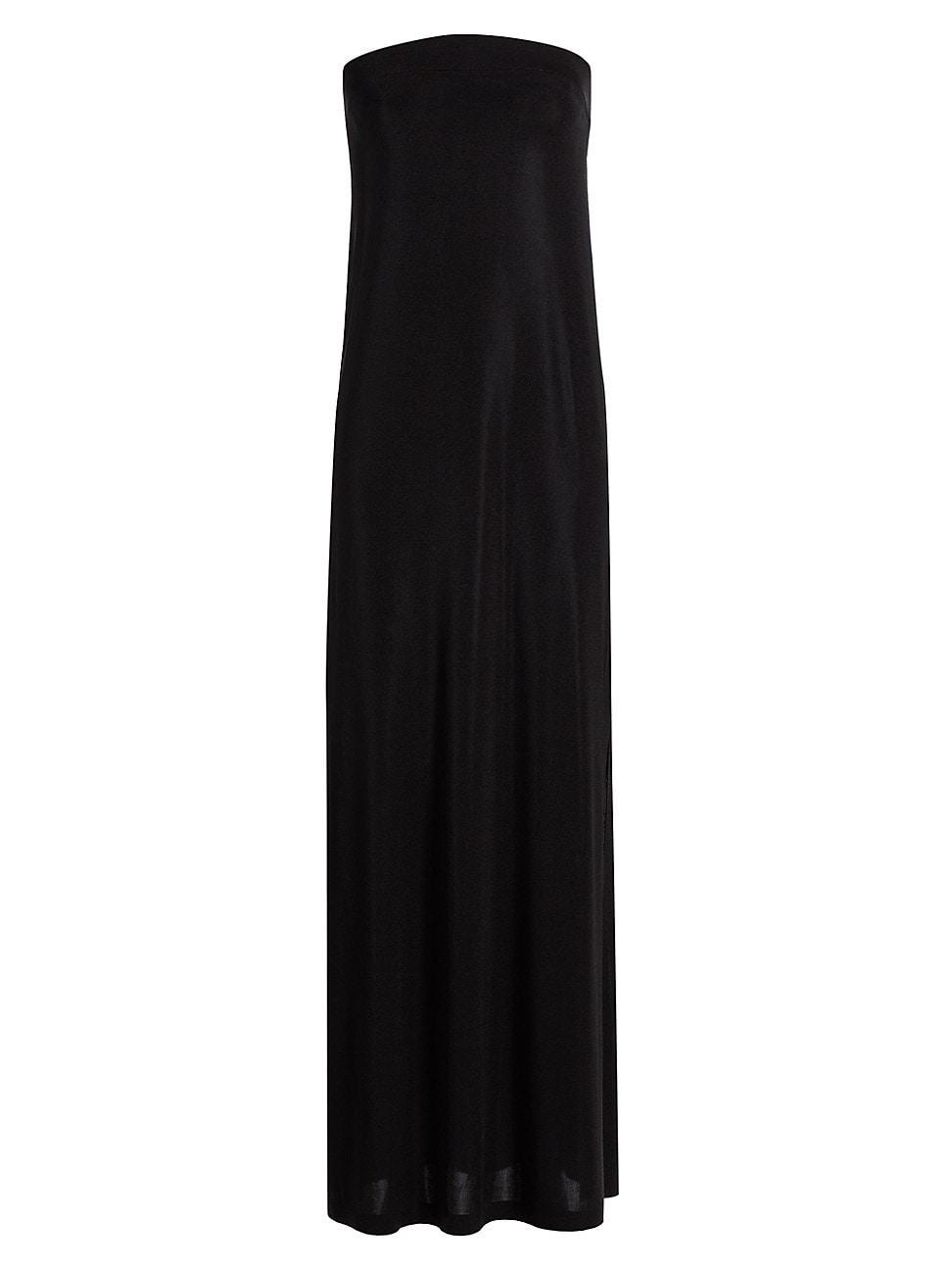 Womens Slit Strapless Gown Product Image