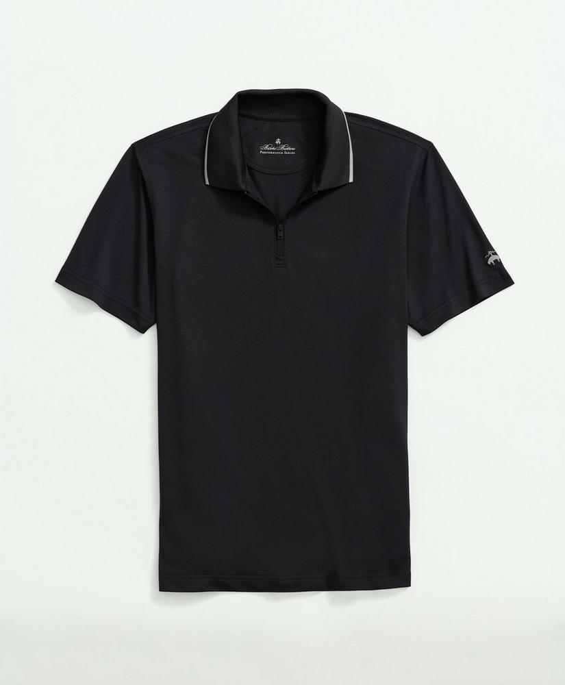 Performance Series Half-Zip Pique Polo Shirt Product Image