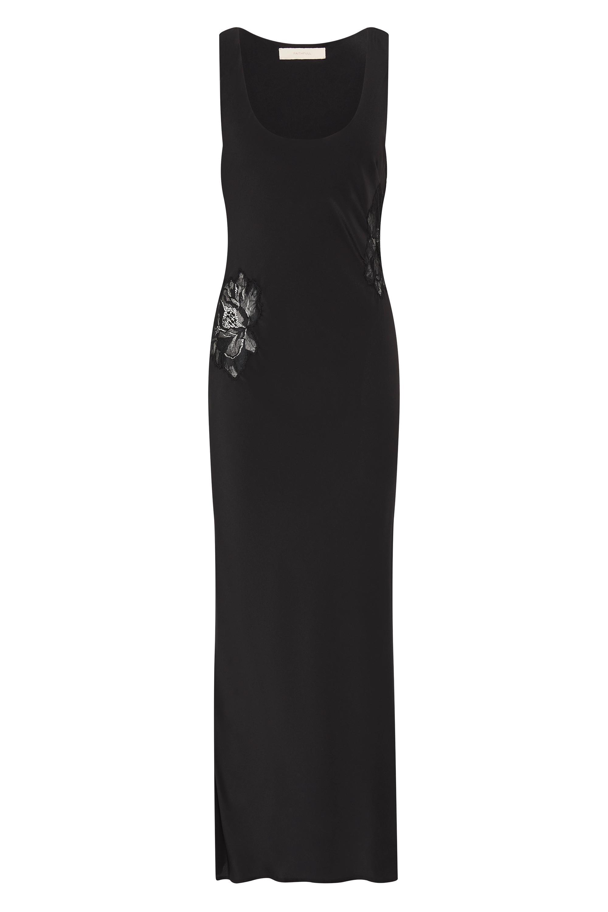 Biarritz Tank Maxi Dress Black Product Image