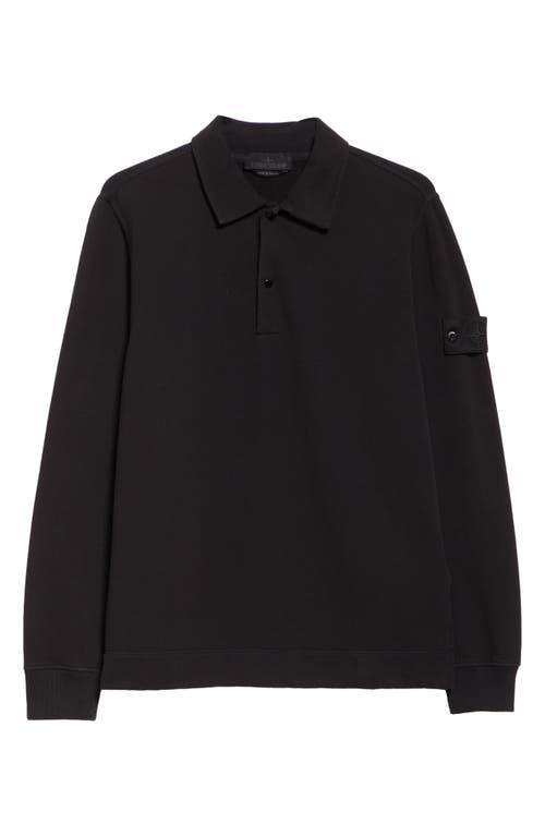 STONE ISLAND Ghost Polo Sweatshirt In Black Product Image