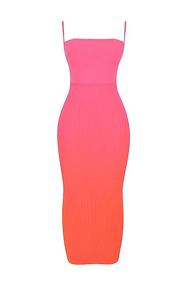 Calista Ombre Flame Maxi Dress Product Image