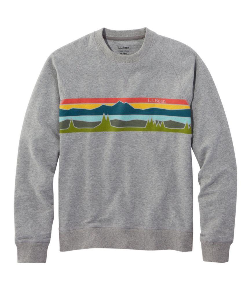 
                            Men's Bean's Comfort Camp Crewneck, Graphic
                         Product Image