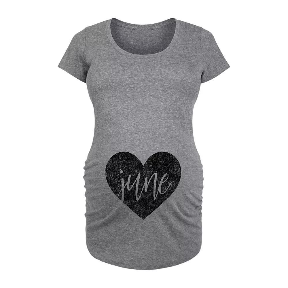 Maternity Heart June Graphic Tee, Women's,  Product Image