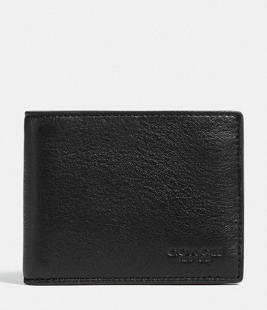 Men's Slim Sport Calf Leather Billfold Wallet Product Image