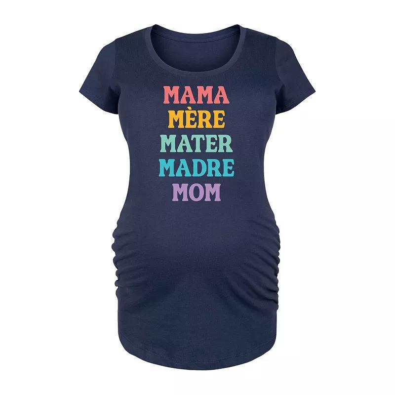 Maternity Mother Languages Graphic Tee, Women's,  Product Image