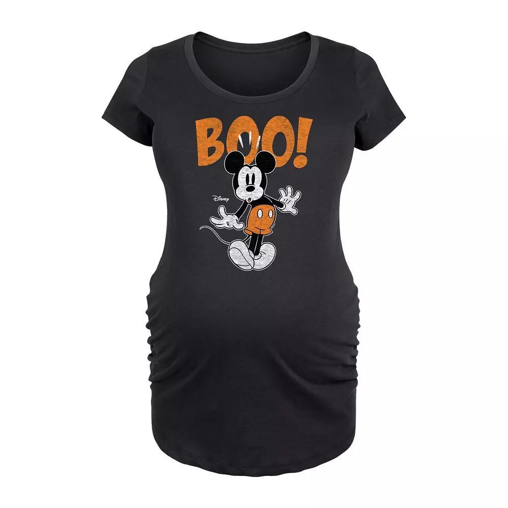 Disney&#x27;s Mickey Mouse Maternity Boo Graphic Tee, Women&#x27;s,  Product Image