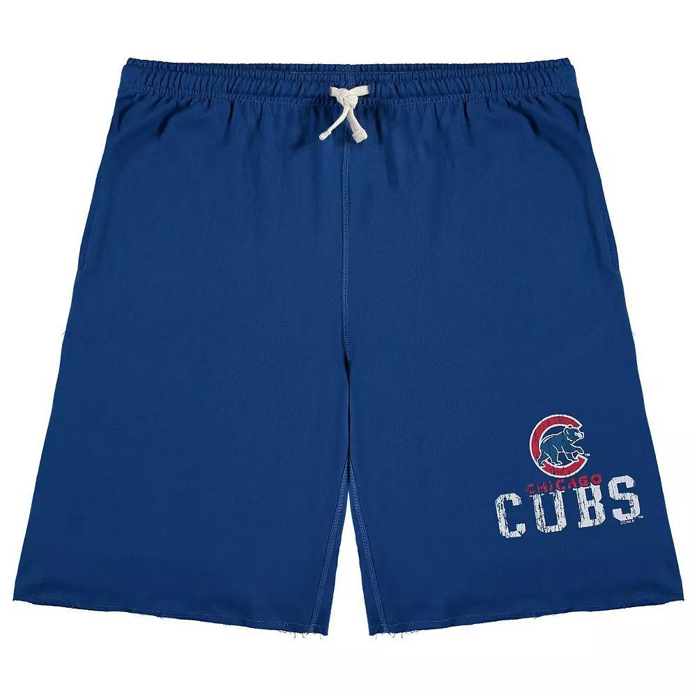 Men's Royal Chicago Cubs Big & Tall French Terry Shorts,  Product Image