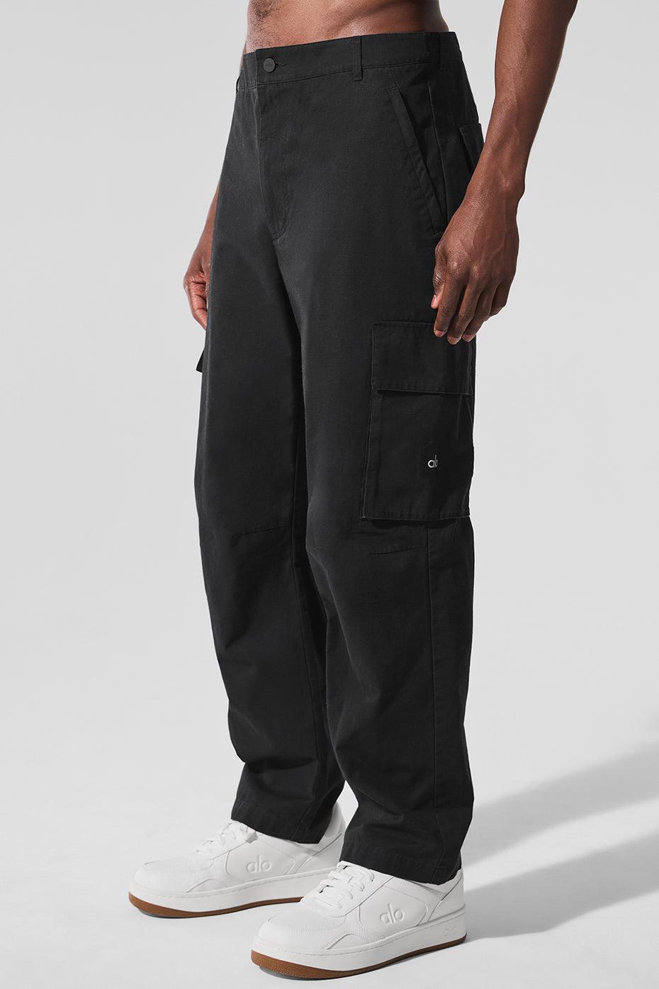 Cargo Ripstop Trouser - Black Product Image