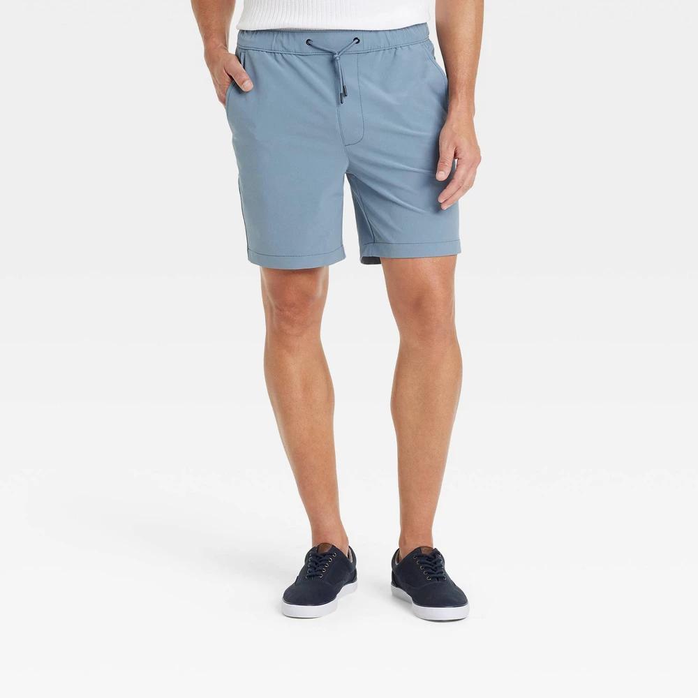 Mens 7 Tech Pull-On Shorts - Goodfellow & Co Blue XXL Product Image