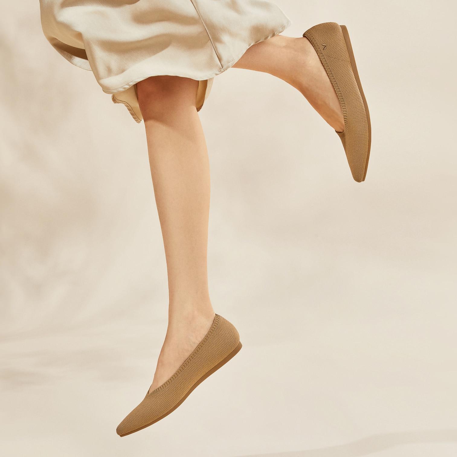 Pointed-Toe Ballet Flats (Aria 5°) Product Image