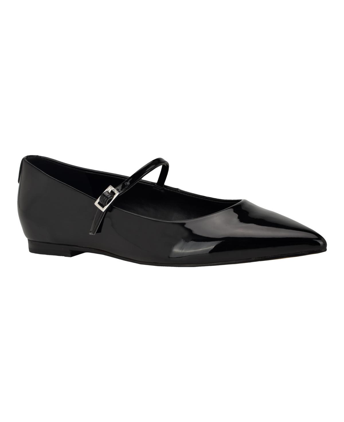 Calvin Klein Kamryn Patent) Women's Flat Shoes Product Image