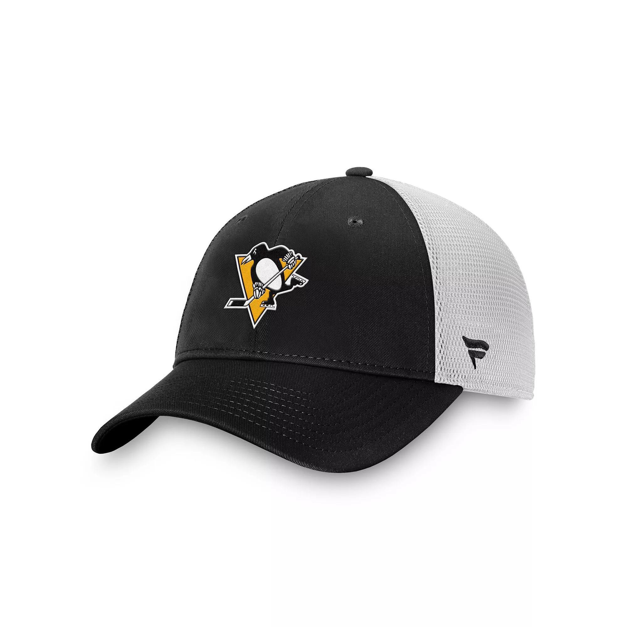 Men's Top of the World Black/White Michigan State Spartans Stockpile Trucker Snapback Hat Product Image