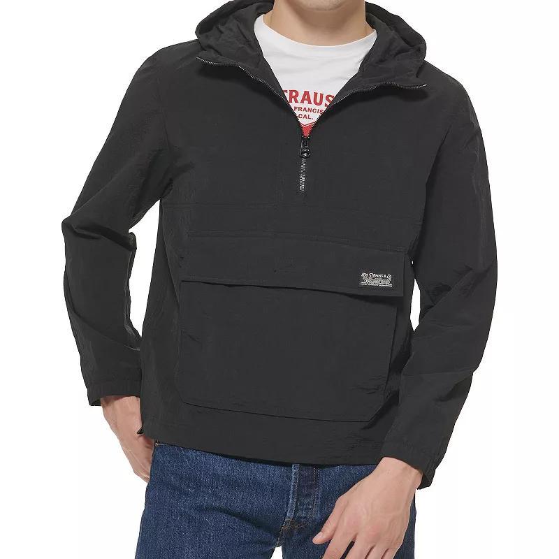 Mens Levis Pullover Jacket with Hood Brown Product Image