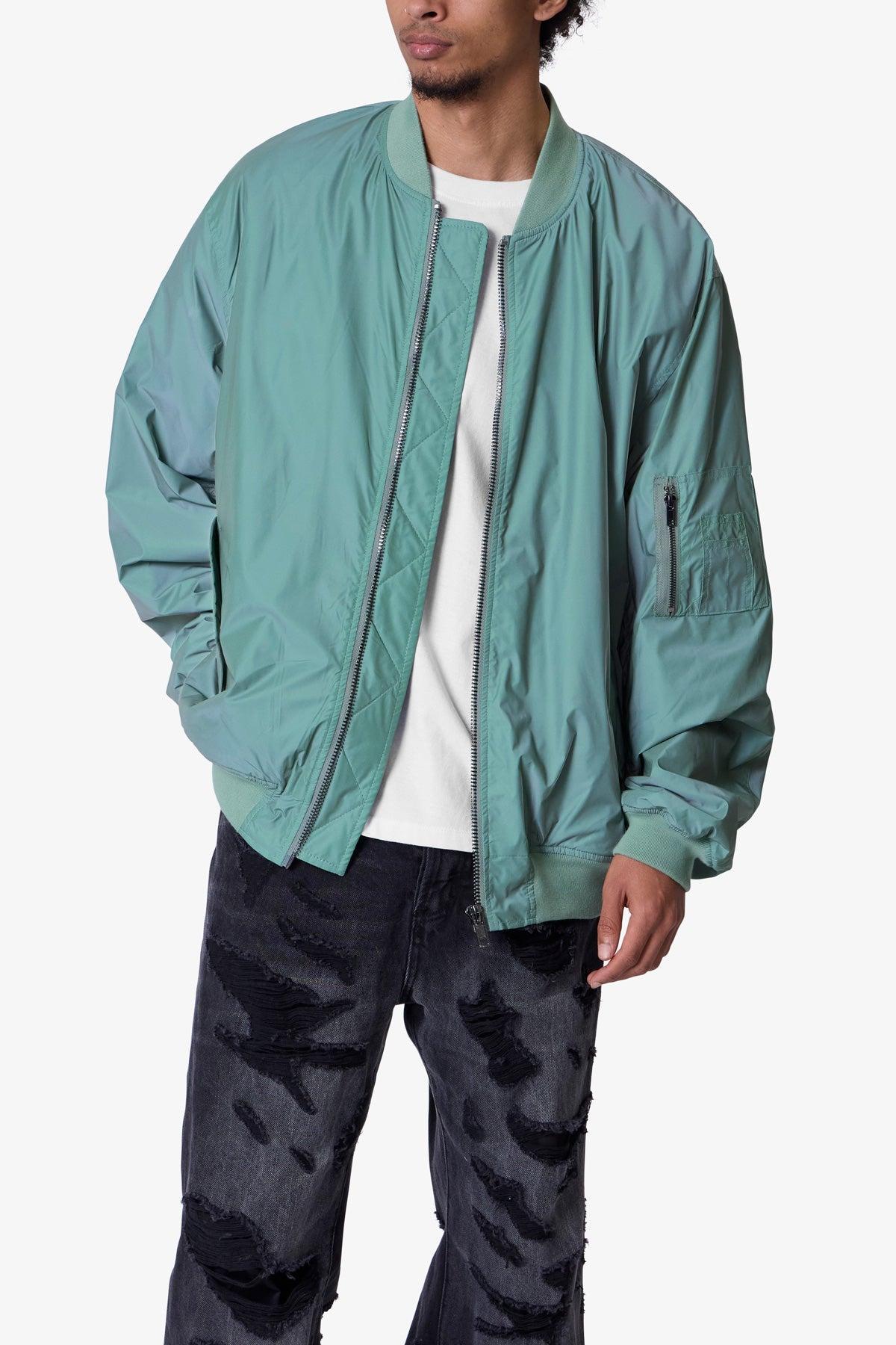 High Visibility Bomber Jacket - Olive Product Image