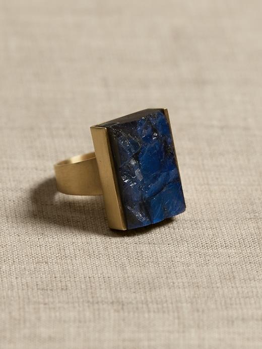 Labradorite Landscape Ring by Aureus + Argent Product Image