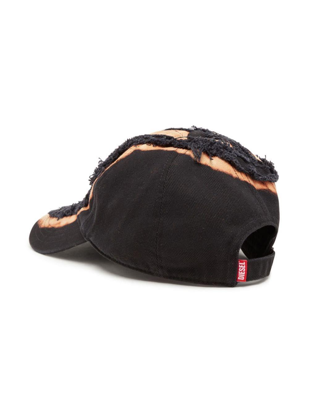 bleached effect logo baseball cap Product Image