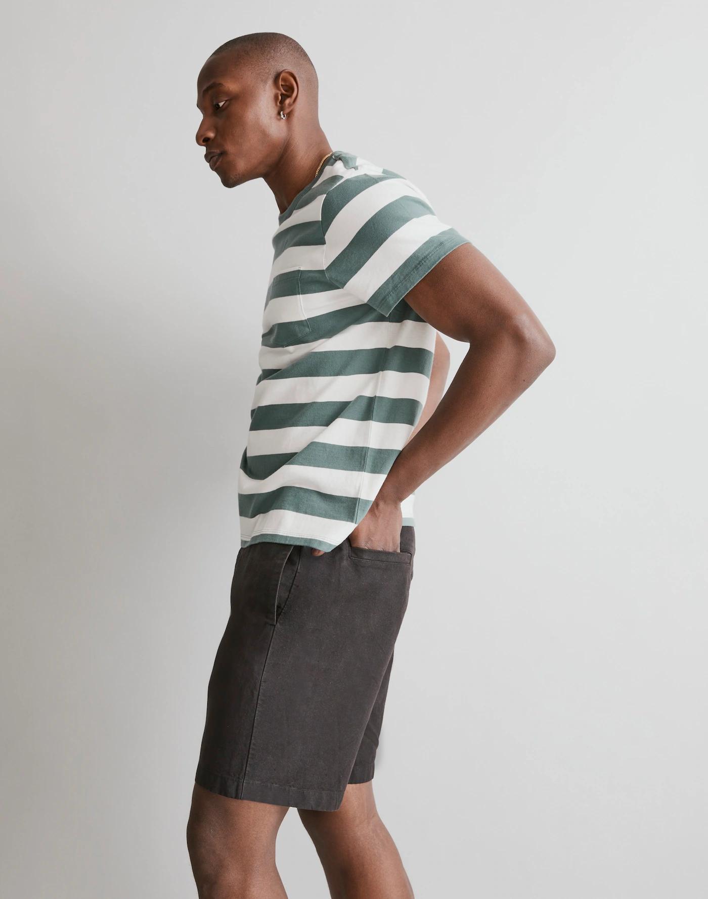 Hemp-Cotton-Blend Oversized Shorts Product Image