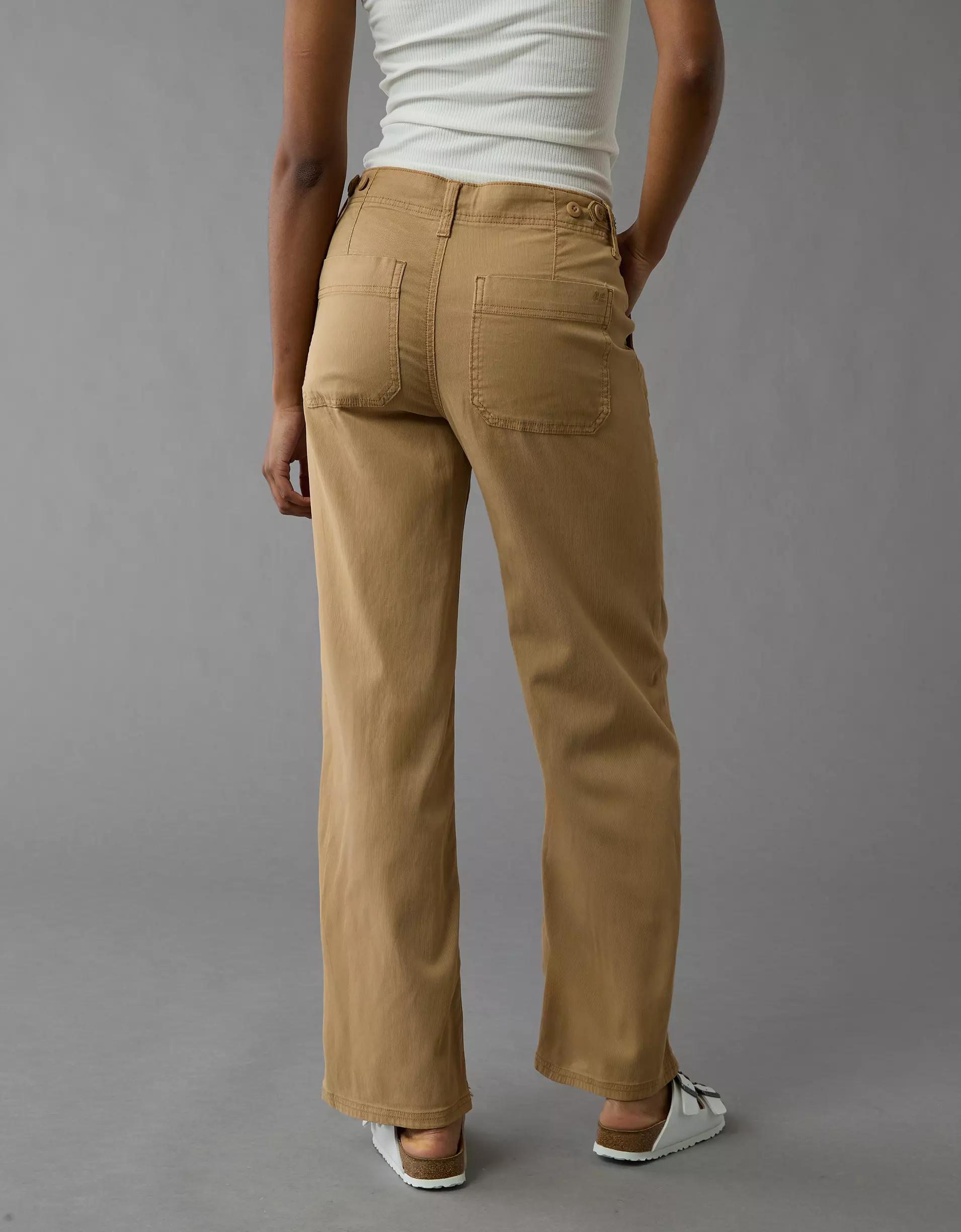AE Stretch High-Waisted Stovepipe Utility Pant Product Image