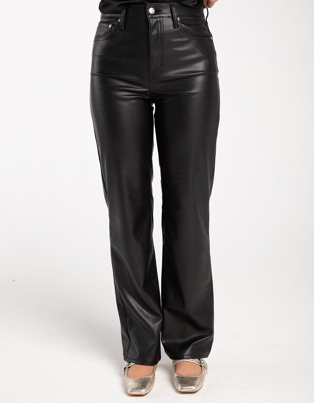 DAZE Sundaze Pleather Womens Pants - BLACK Product Image