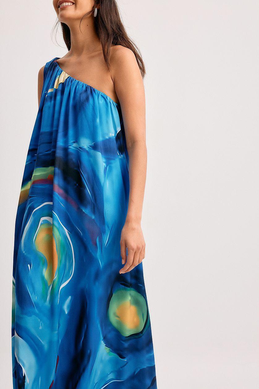 One Shoulder Maxi Dress Product Image
