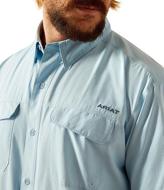 Ariat VentTEK Outbound Classic Fit Performance Short Sleeve Solid Woven Shirt Product Image