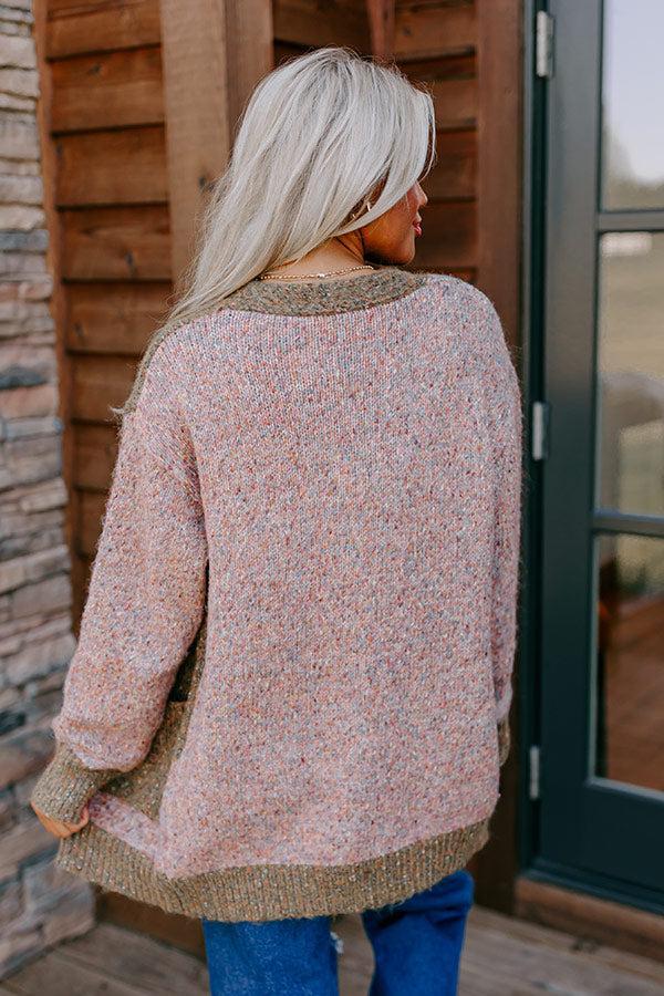 Cabin Comfort Color Block Cardigan Product Image