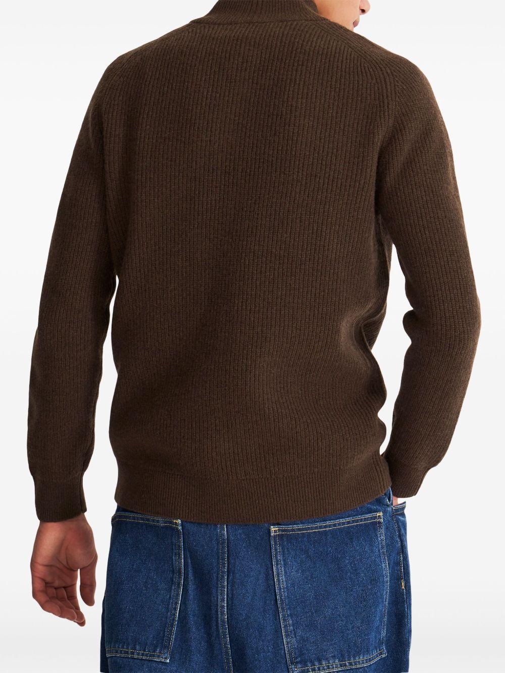 cable-knit wool sweater Product Image