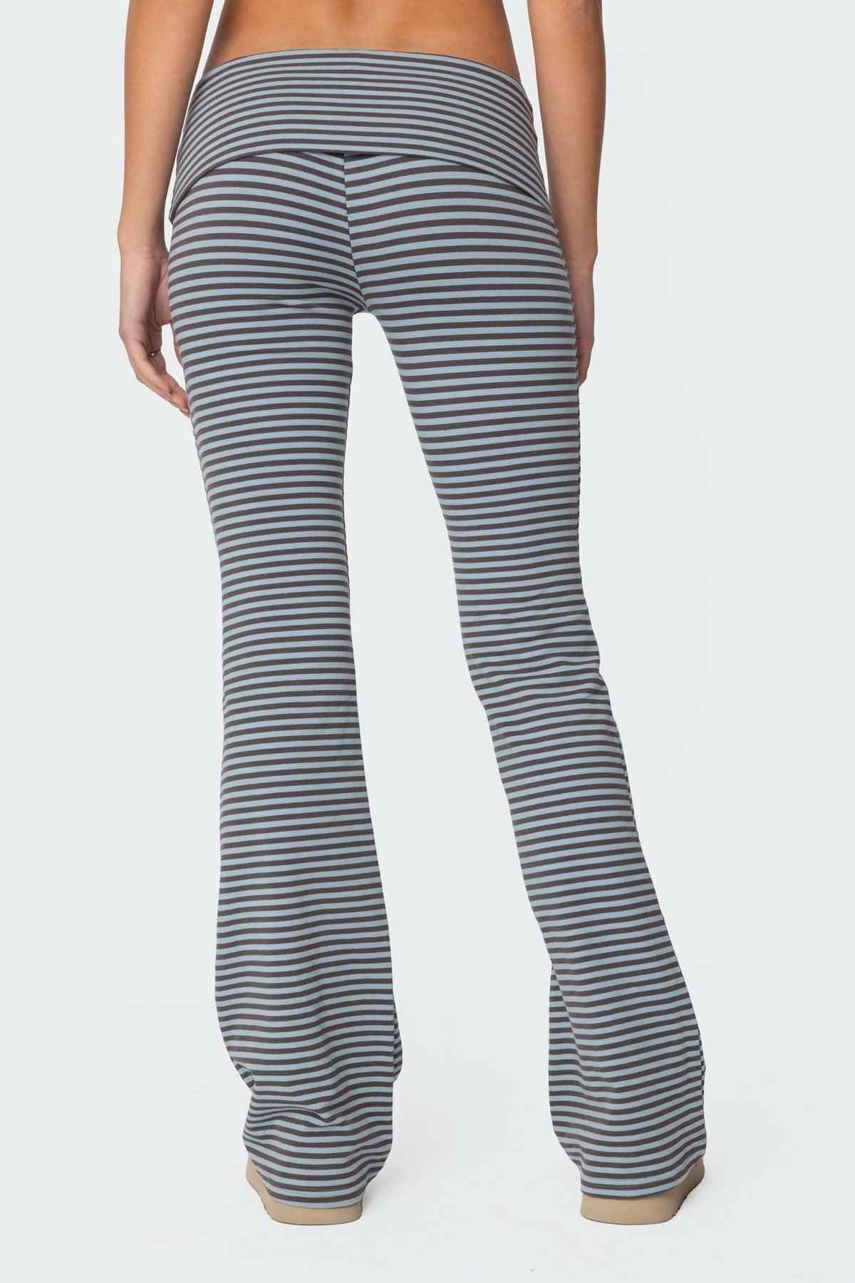 Kaeli Stripey Flared Leggings Product Image