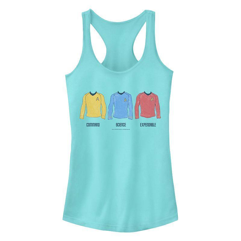 Juniors' Star Trek The Original Series Divisions Shirts Racerback Tank Top, Girl's,  Product Image