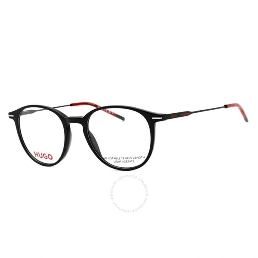 HUGO BOSS Demo Oval Men's Eyeglasses Hg 1206 0807 50 In Black Product Image