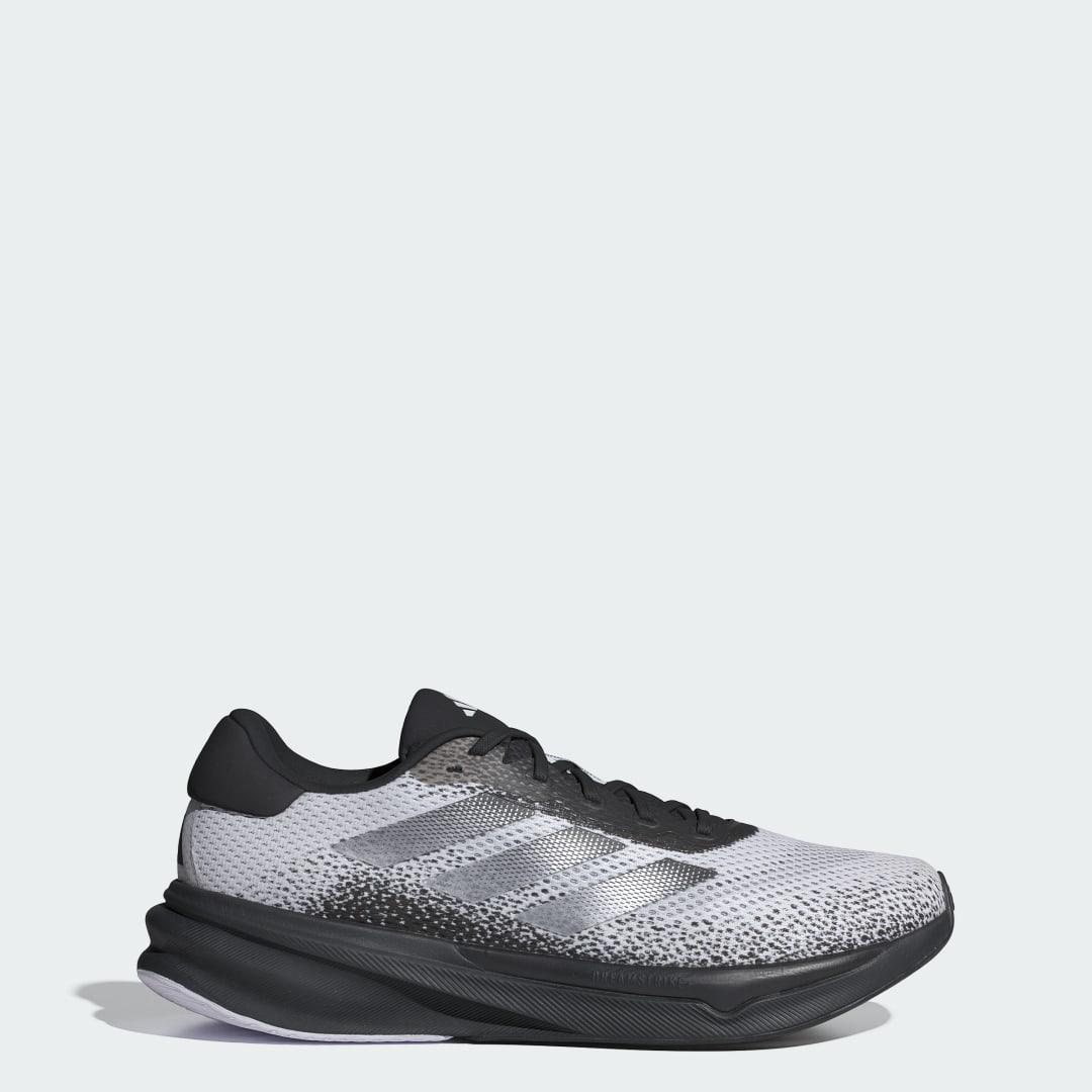 adidas Mens adidas Supernova Stride - Mens Running Shoes Black/White/Black Product Image