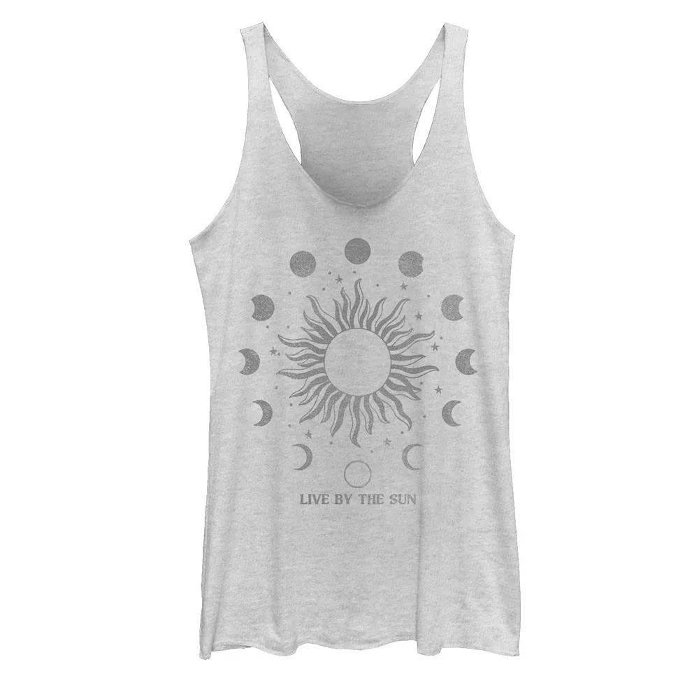 Juniors' Night Moon Flower Galactic Tank Top, Girl's,  Product Image