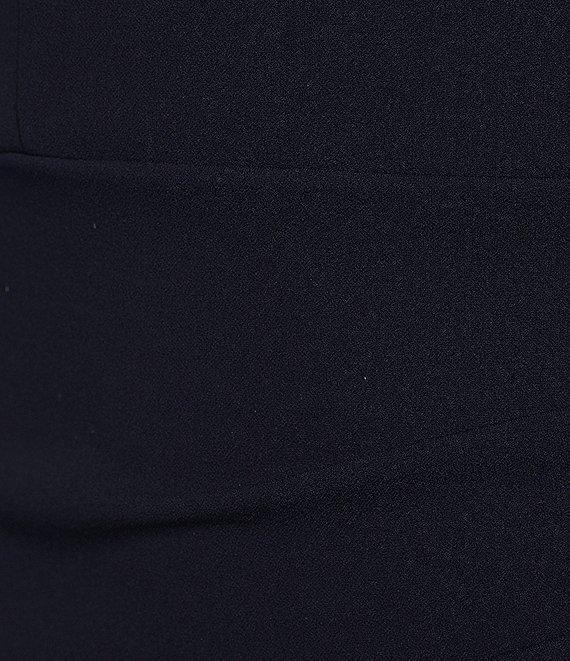 Honey and Rosie Spaghetti Strap V-Neck Asymmetric Hem Bodycon Dress Product Image